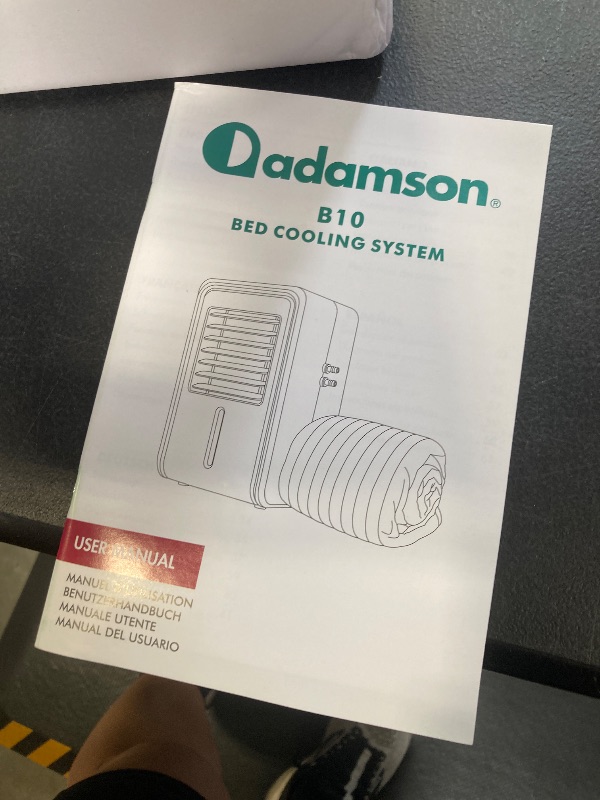 Photo 1 of Adamson B10 Midnight Bed Cooling System - Twin 75” L x 39” W - New - 100% Cotton Mattress Cooling Bed Pad for Night Sweats - Ideal for Hot Sleepers - 5-Year Assurance