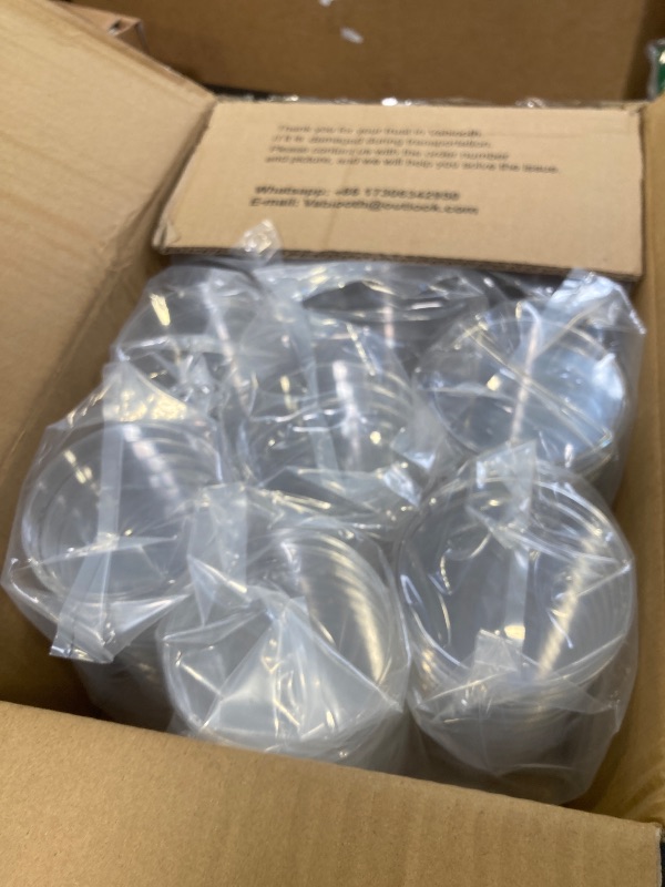 Photo 1 of [Autoclavable] 100 Pack Sterile Thick Plastic Petri Dishes with Lid, Vabiooth 90mm Dia x 15mm Deep Clear 3 Vents Petri Dish for Lab Science Experiment, Non-Fragile, Scratch-Resistant