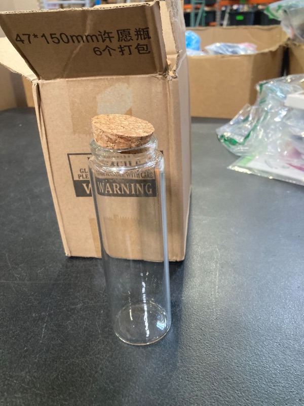 Photo 1 of 40ML DIY DECORATION GLASS JARS- 6 PACK