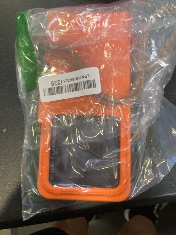 Photo 1 of Waterproof Phone Case for Snorkeling - Underwater Touchscreen Housing, Universal Underwater Photo&Video Diving Case for iPhone 16/15/14 Pro Max Samsung Galaxy S25/S24 Ultra Up to 6.9'' Orange