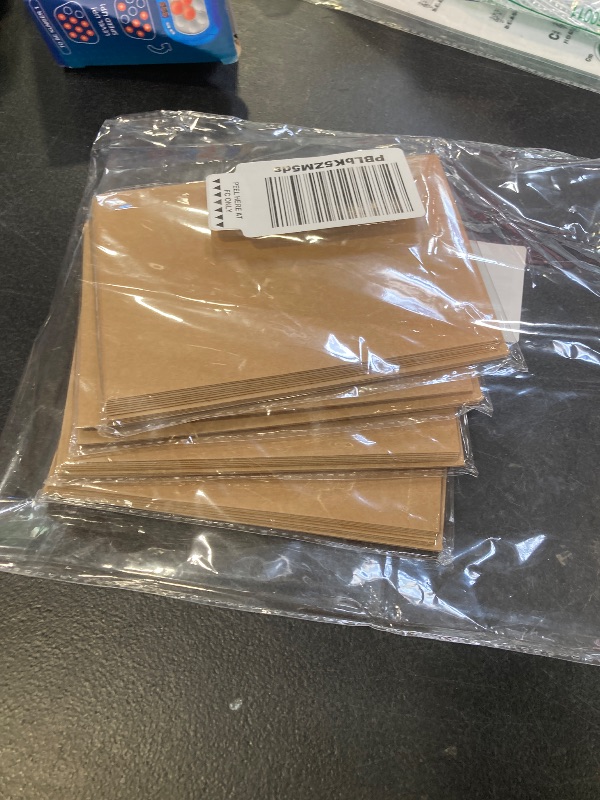 Photo 1 of Blank Cards and Envelopes 4x6, 30 Pack Brown Invitation Cardstock with Envelopes, Thank you Blank Greeting Cards and Envelopes, for All Occasions DIY, Print custom (60 Pcs)