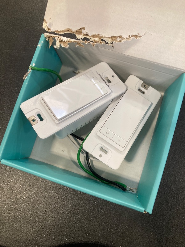 Photo 1 of Kasa Smart 3 Way Dimmer Switch KIT, Dimmable Light Switch Compatible with Alexa, Google Assistant and SmartThings, Neutral Wire Needed, 2.4GHz, ETL Certified, No Hub Required, White (KS230 KIT v2)
