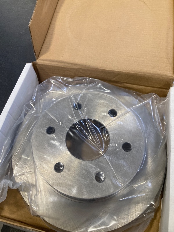 Photo 1 of ACDelco Silver Front Brake Rotor 18A258A | GM 19241852 Brake Rotors for Select Chevy Tahoe, Chevrolet K1500 Suburban, Cadillac Escalade, GMC Yukon, and more