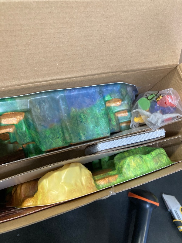 Photo 1 of Spin Master Games, Jumanji Stampede, 3D Adventure Cooperative Board Game, for Fans of The Jumanji Movies, Face Off Against Jungle Emergencies, 2-4 Players, for Ages 8 & Up