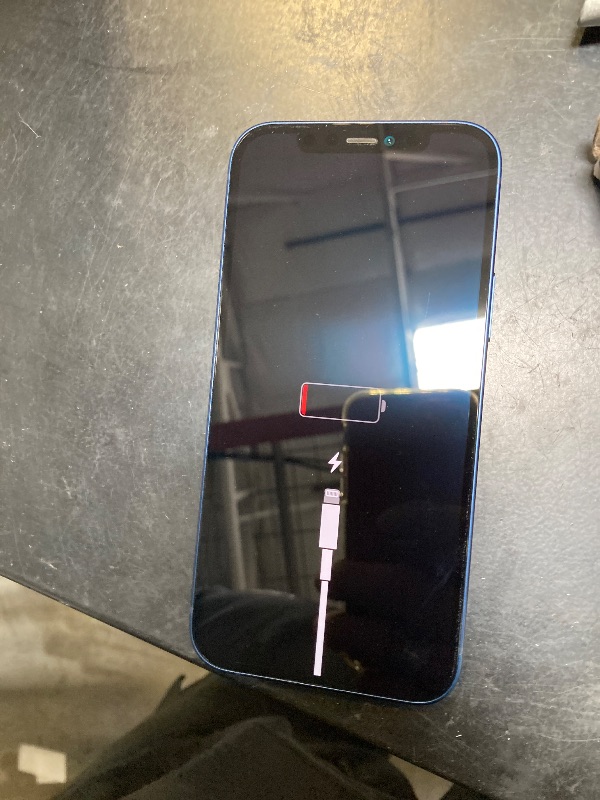 Photo 1 of Apple iPhone 12, 64GB, Blue - Unlocked (Renewed)