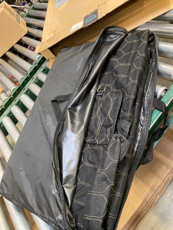 Photo 1 of  MIXJOY Back Seat Extender for Dogs, Hard Bottom Dog Car Seat Cover for Back Seat Protector, Waterproof Dogs Backseat Cover for Car, Foldable Dog Hammock for Car Travel Accessories, Black 