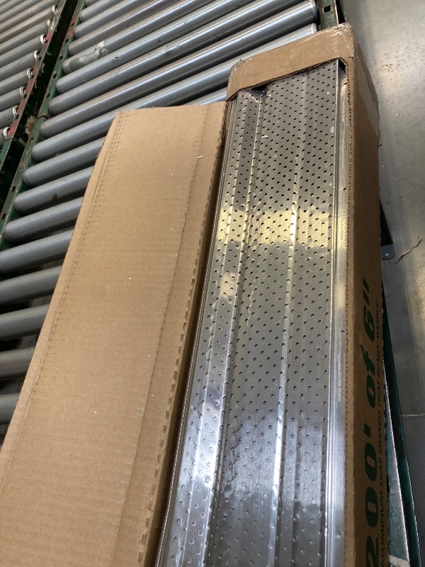 Photo 1 of  A-M Gutter Guard - Heavy Duty Lifetime Quality Aluminum Leaf & Debris Protection for 5-inch and 6-inch (6 Inch-200 Feet, Mill Finish) - Made in The USA 