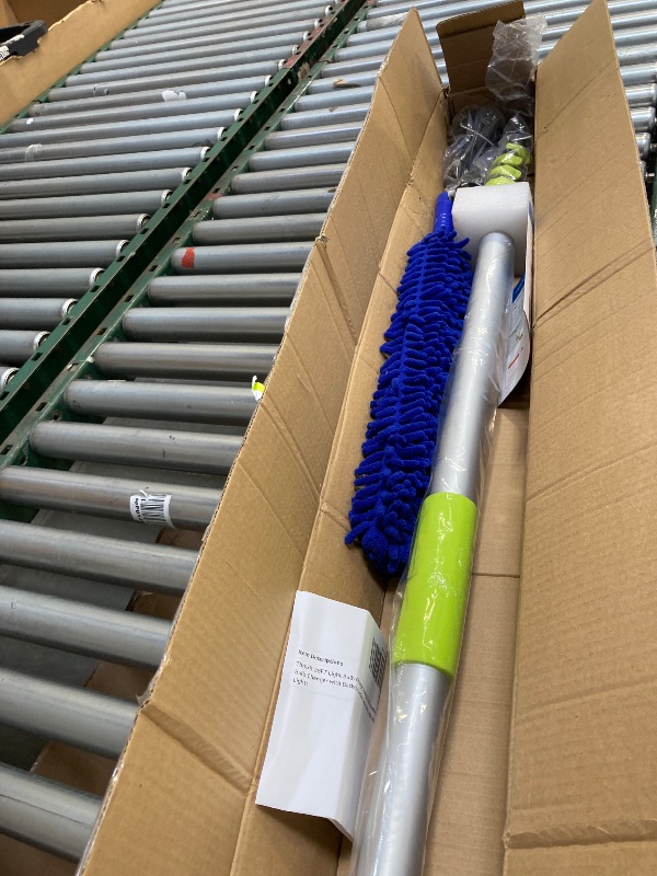 Photo 1 of  Upgarded 28FT Light Bulb Changer for High Ceilings, 5-20FT Extender Light Bulb Changer Pole with Baskets and Suction Cup for Recessed Lights 