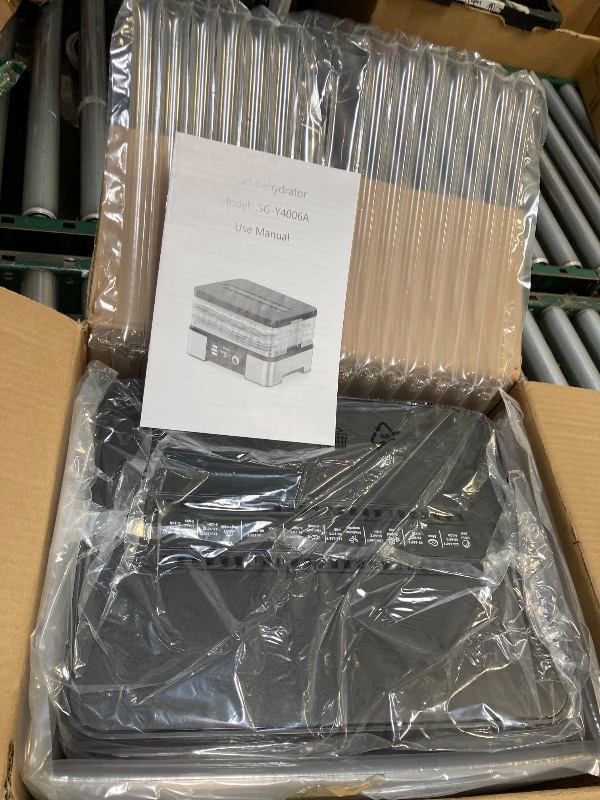 Photo 1 of  Food Dehydrator Machine Dryer for Jerky: Stainless Steel Dehydrater for Fruit Herb - Digital Food Drier for Meat Beef Dehydration 