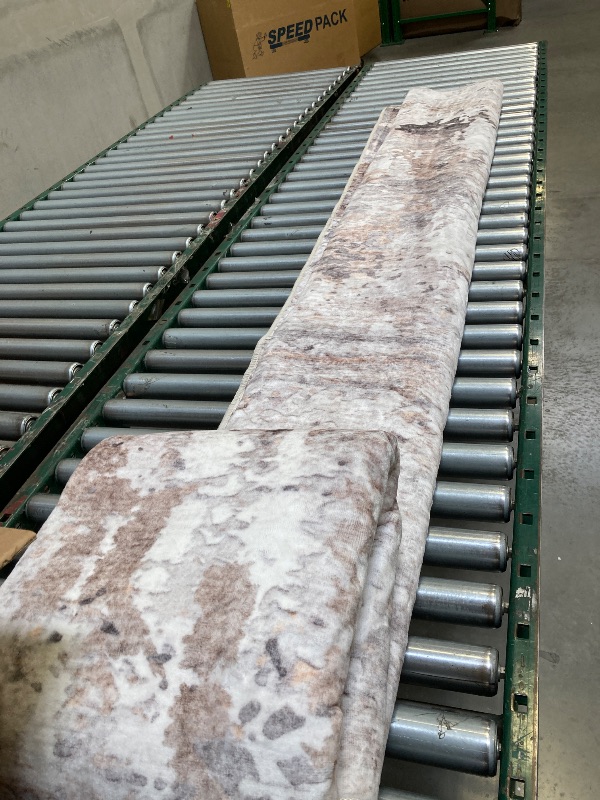 Photo 1 of  8x10 Area Rugs for Living Room, Abstract Neutral Large Washable Rug, Indoor Soft Non-Slip Floor Carpet for Bedroom Dining Room Home Decor, Brown/Grey 