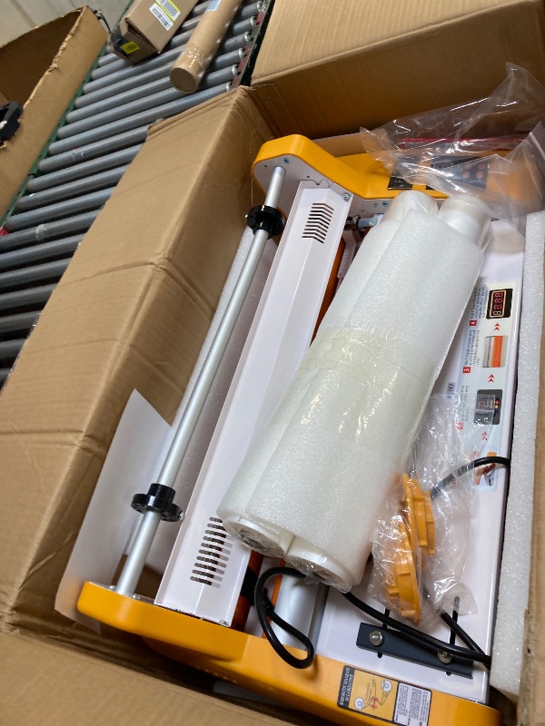 Photo 1 of  Laminating Machine 18" Hot and Cold Roll Laminator 110V Digital Thermal Laminating Machine for A2/A3 Single/Dual Sides Lamination 