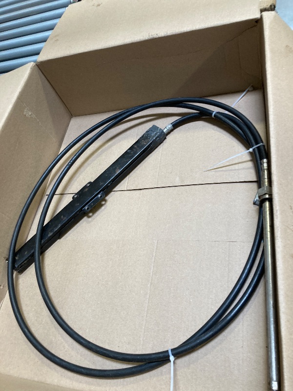 Photo 1 of  SSC13415 15Ft Mechanical Rack & Pinion Steering Cable Compatible with SB39526P,SB39544P Bezel Kits for Back Mount Steering System & SH5210P,SH5230P Helm Units Fits for SS14115,SS15115 
