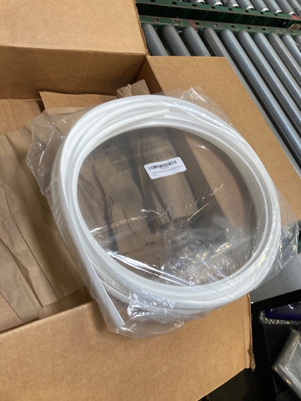 Photo 1 of  Outwater Industries 25 Foot White 3/4 Inch Center Barb Tee Moulding T Molding Hobbyist Pack, Small Projects, Arcade Machines and Tables 