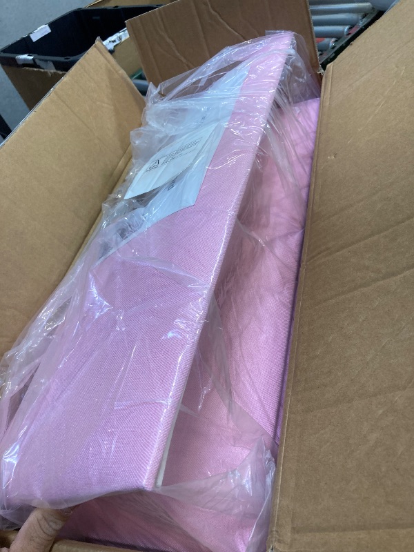 Photo 1 of  Upholstered Queen Headboard, Wall Mounted 9PCS Peel and Stick Bed Panels, Interior Decor Cabeceras de Cama Queen, Headboards for Adjustable Bed, 10"x24" Each, Pink 