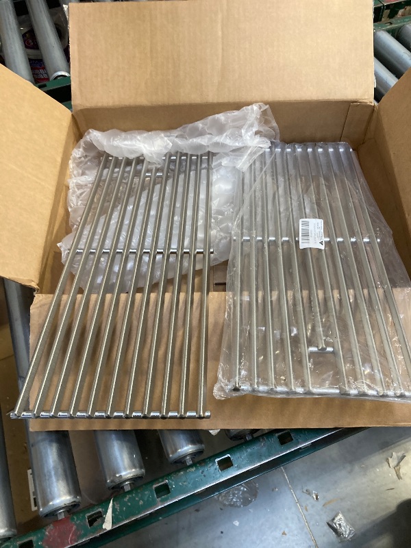 Photo 1 of J?HYBBQ 18" Triangle Rod Grill Grates Replacement Parts for Blaze Grill for 3, 4, or 5 Burners, 18 x 7-3/8 Inch Stainless Steel BBQ Grill Grate
