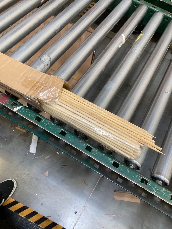 Photo 1 of  Bamboo Stakes 4 Feet Thicker Garden Stakes with Garden Twine, Diameter of 0.55in Natural Plant Stakes Bamboo Poles for Climbing Plants Support Tomato Cage - 20 Pack Bamboo Sticks for Plants 