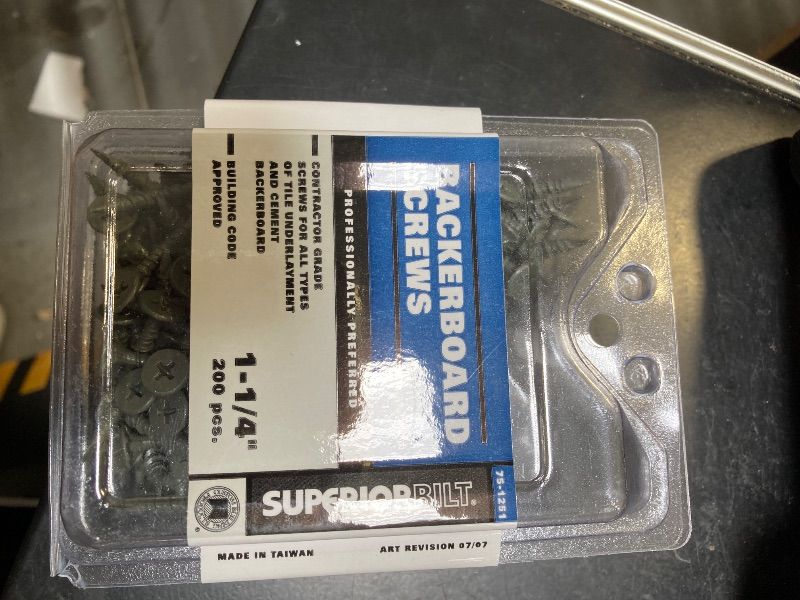 Photo 1 of Backerboard Screws 1-1/4" Box of 200