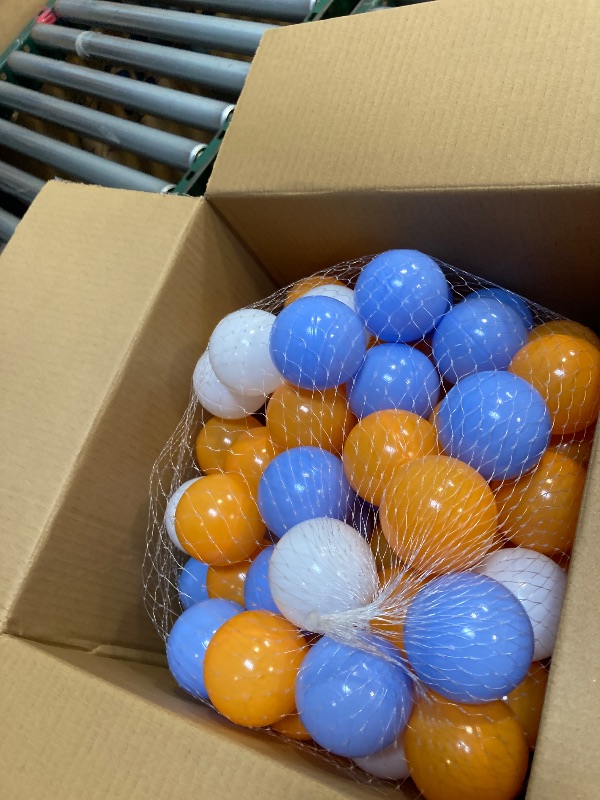 Photo 1 of  TRENDPLAY Plastic Balls for Ball Pits - Hollow Balls- Safe and Exciting Playtime - Perfect for Baby Pools, Birthday Party Decoration 