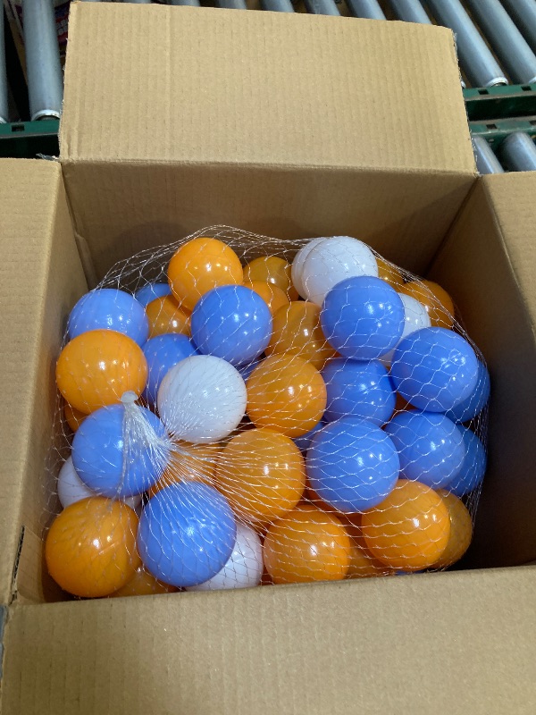 Photo 1 of  TRENDPLAY Plastic Balls for Ball Pits - Hollow Balls- Safe and Exciting Playtime - Perfect for Baby Pools, Birthday Party Decoration 
