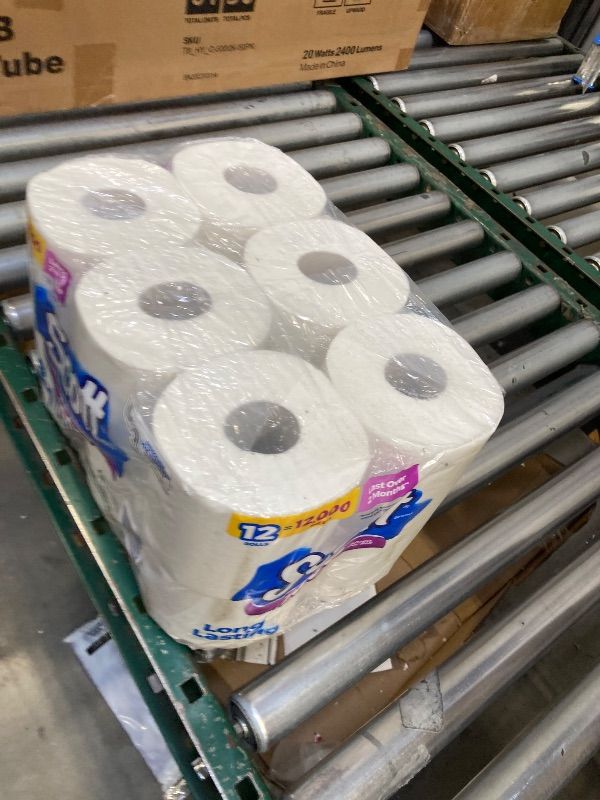 Photo 1 of Scott 1000 Sheets Per Roll Toilet Paper, 12 Rolls, Bath Tissue