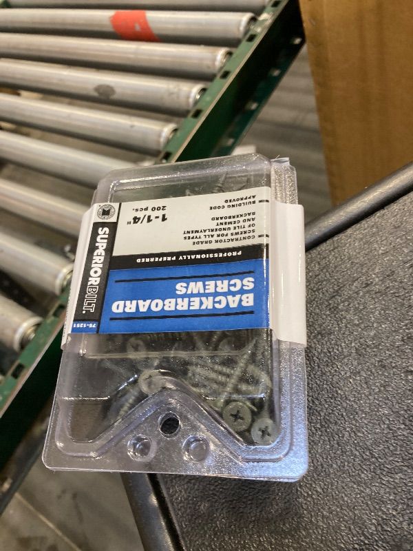 Photo 1 of Backerboard Screws 1-1/4" Box of 200