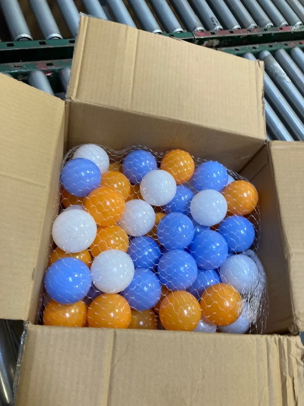 Photo 1 of  TRENDPLAY Plastic Balls for Ball Pits 2.2 Inch, Pack of 50 100 200 500 Hollow Balls, Perfect for Toddler Baby Pools,Party,Festival Decoration 