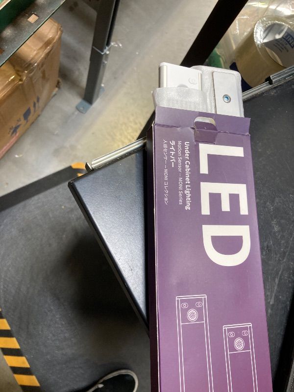 Photo 1 of  Under Cabinet Lights Motion Sensor Light Indoor 1500mAh Rechargeable LED Closet Lights Battery Operated Under Counter Lights for Kitchen (White, 2Pack) 