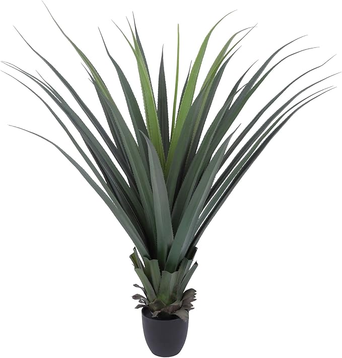 Photo 1 of Artificial Spiked Agave Plant 40inch Faux Agave Plants for Front Porch Patio Indoor Outdoor Home Office Decor