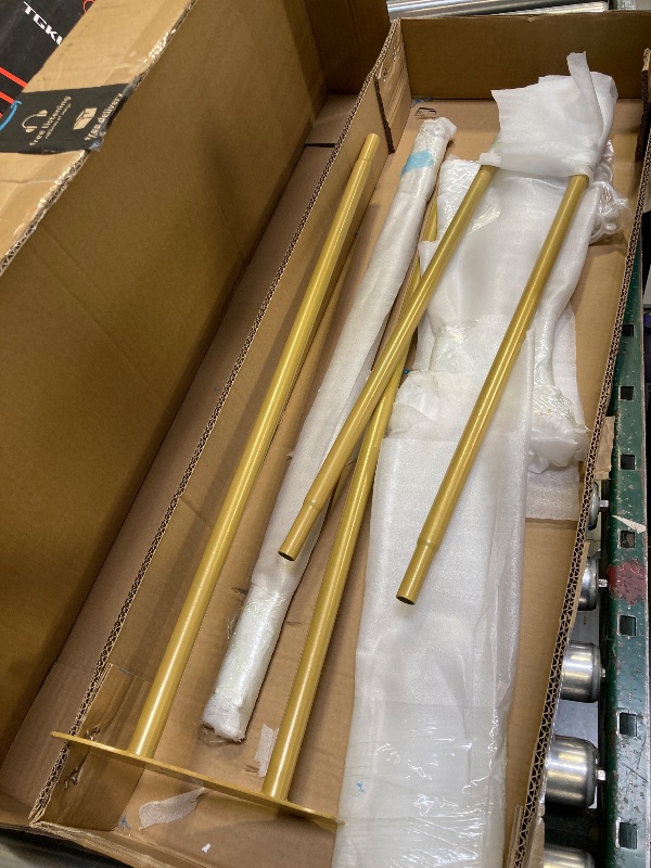 Photo 1 of Beauty Salon U-Shaped Partition Curtain Support Rod Track System, Bedroom Partition Translucent Privacy Partition Curtain