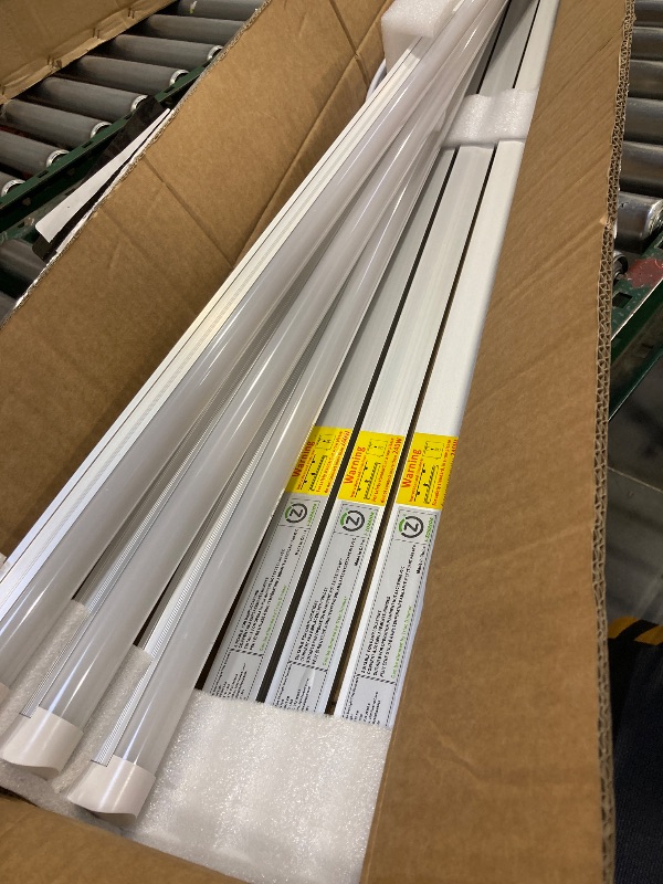 Photo 1 of 6 Pack Dimmable 4FT Led Shop Lights,30W T8 Integrated LED Tube Light,3000-6500K Tunable,3900LM W Frosted Cover,High Output,Linkable,Plug and Play Lights for Workshop,Garage,Basement,Barn