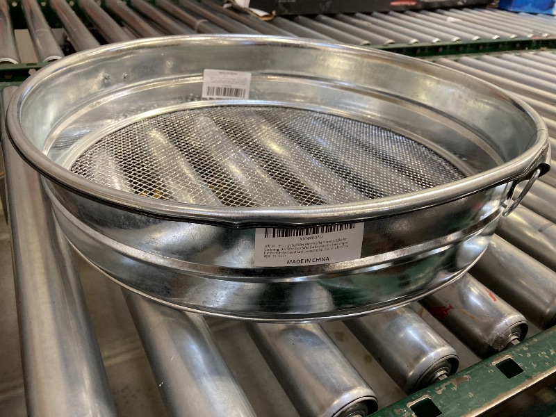 Photo 1 of 14.5“ Soil Sifter for Gardening with Handles, Large Rock Sifter with 4 Replaceable Screens,Compost Sifter Dirt Sifter, Captures Dirt Rocks Sawdust