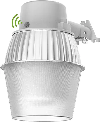 Photo 1 of 250W Equivalent Barn Light with 29W LED bulb Outdoor Dusk to Dawn Area and Flood Light with Photocell UL Listed LED Security Light for barn Garage Yard Warehouse 4000K 3300LM 120Vac Gray 1Pack