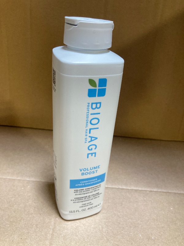 Photo 1 of Biolage Volume Boost Conditioner - Weightless Moisture, Shine & Volume, Detangles Fine Hair, Soy Protein & Polymers, Vegan & Paraben-Free