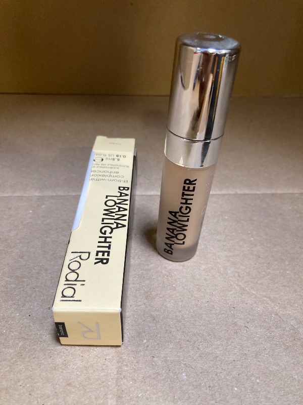 Photo 1 of Rodial Banana Lowlighter 0.1 fl oz, Liquid Colour Concealer with Yellow Undertone, Face Concealer with Silky, Non-Shimmer Finish, Hydrating Formula with Hyaluronic Acid, Vitamin E and Caffeine