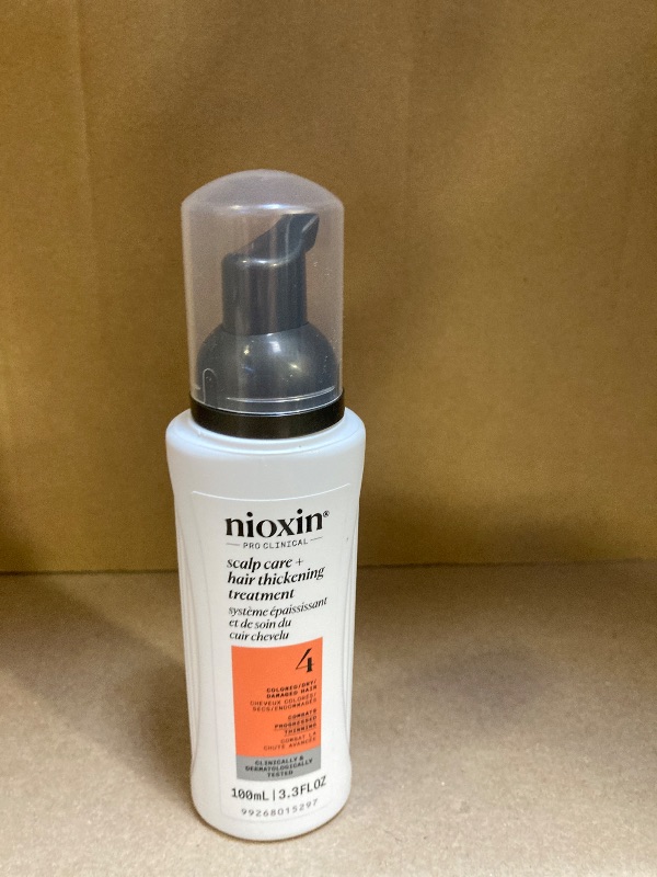 Photo 1 of Nioxin System 4 Scalp Care + Hair Thickening Leave-In Treatment for Colored, Dry & Damaged Hair with Progressed Thinning | Maintain Vibrant Color | Nourish & Boost Density with Niacinamide & Biotin