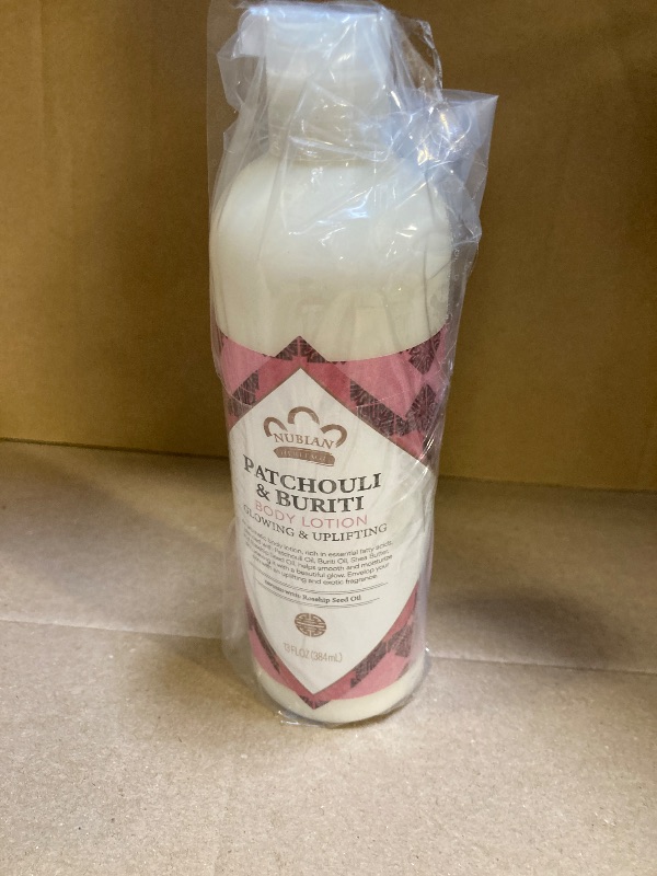 Photo 1 of Nubian Heritage Body Lotion with Shea Butter and Rose Hips Lotion PATCHOULI & BURITI,13 fl oz