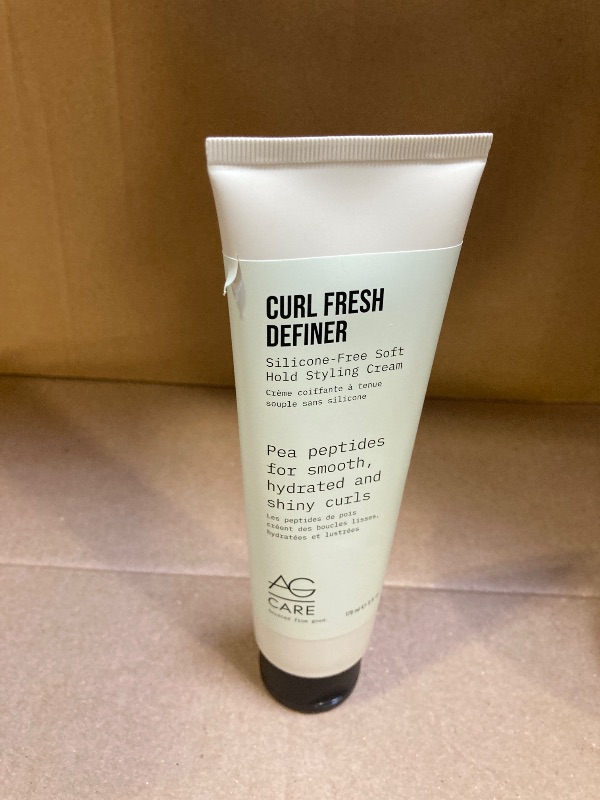 Photo 1 of AG Care Curl Fresh Definer Silicone-Free Soft-Hold Styling Cream, 6 Fl Oz