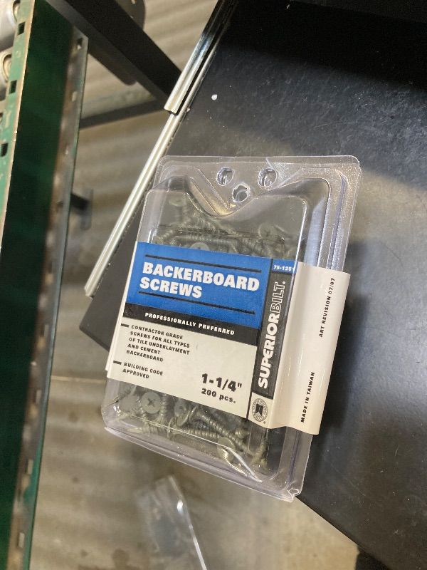 Photo 1 of Backerboard Screws 1-1/4" Box of 200