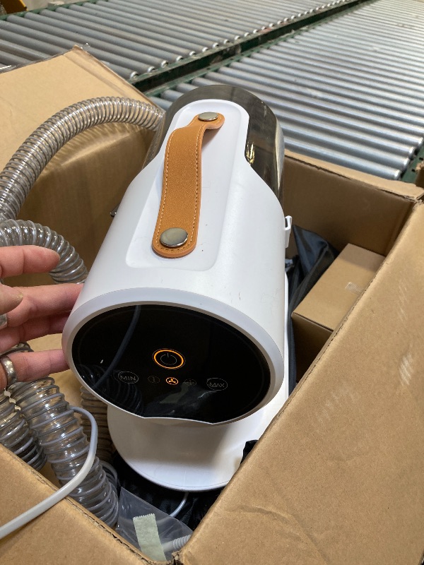 Photo 1 of AIRROBO Dog Grooming Vacuum Kit,12000Pa Strong Pet Vacuum for Shedding,Grooming Hai,Quiet,PG100,2L Large Capacity