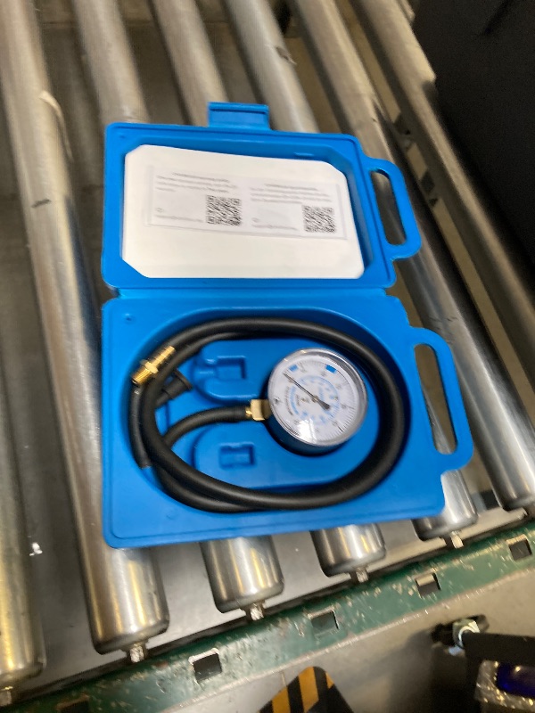 Photo 1 of UHARBOUR Manometer Gas Pressure Tester, Manometer LP Gas Pressure Tester Gauge 0-35" W.C, 1/8" NPT Fitting with Barbed Connection, 40" Hose