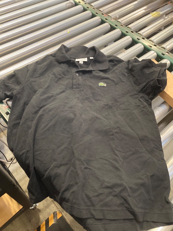 Photo 1 of Lacoste Men's Slim Fit L.12.12 Piqué Polo Shirt, Black, XX-Large