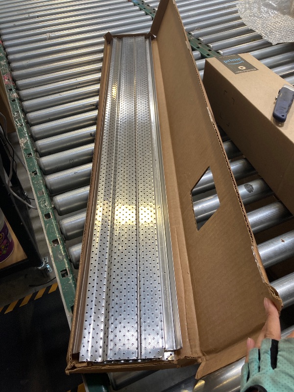 Photo 1 of A-M Gutter Guard - Heavy Duty Lifetime Quality Aluminum Leaf & Debris Protection for 5-inch and 6-inch (5 Inch-200 Feet, Mill Finish) - Made in The USA
