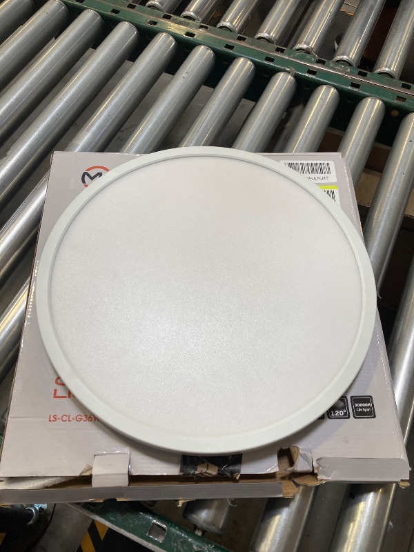 Photo 1 of Matane LED Flush Mount Ceiling Light Fixture with Night Light, 1800LM 3000K/4000K/5000K Selectable, Dimmable Low Profile Ceiling Light for Kitchen Bedroom Hallway, 8.7inch Round White
