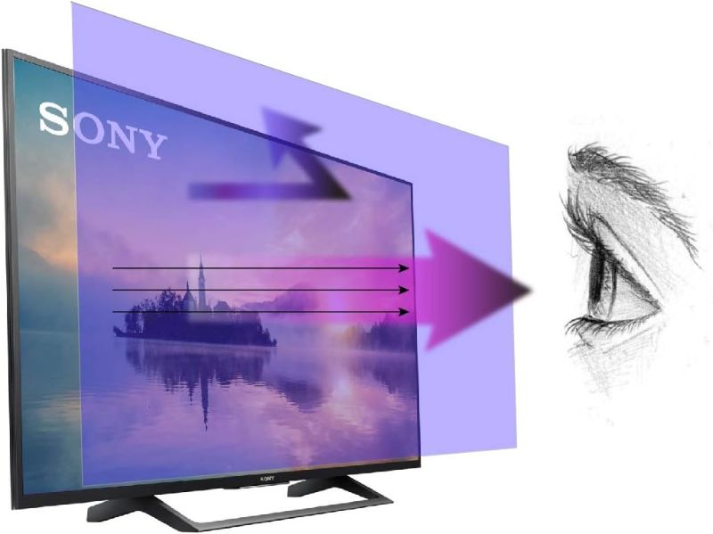 Photo 1 of Anti Blue Light Screen Protector for 40 Inch TV | Filter out Blue Light | Relieves computer eye strain | Helps you sleep better
