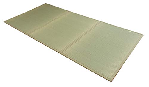Photo 1 of FULI Japanese Tatami Mattress Igusa Mat (100% Japanese Rush Grass) Folds in Three Made in Japan (Natural Twin XL)
