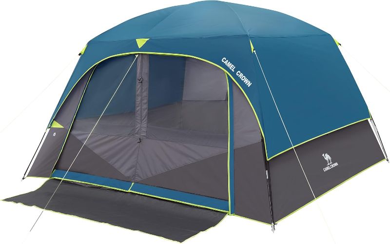 Photo 1 of CAMEL CROWN Tents for Camping 6 Person Tent Waterproof Easy Setup Backpacking Tents