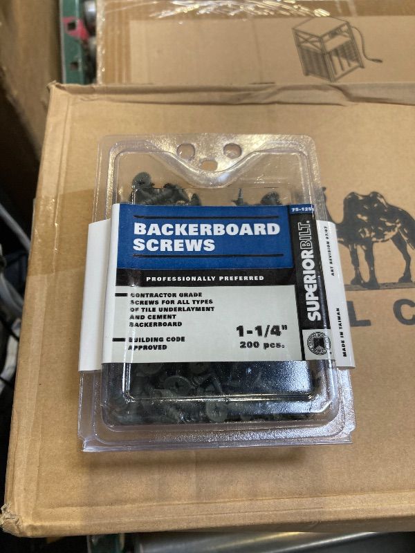 Photo 1 of Backerboard Screws 1-1/4" Box of 200