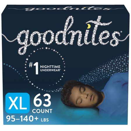 Photo 1 of Goodnites Boys' Nighttime Underwear - XL - 63ct
