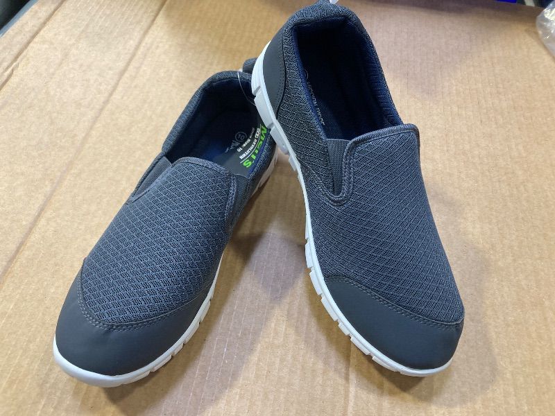 Photo 1 of OT Revolution Men's Slip-On Mesh Athletic Sneakers - Size 10, Gray  
