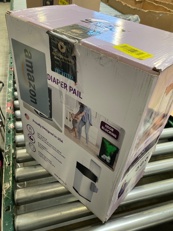 Photo 1 of Sliq Baby Diaper Trash Can Odor Control, Small Diaper Pail, 3.2 Gal Baby Trash Can for Diapers, Disposal Bin for Nursery Garbage Pail, Anti Odor Bin with 30 Lavender Scented Refills